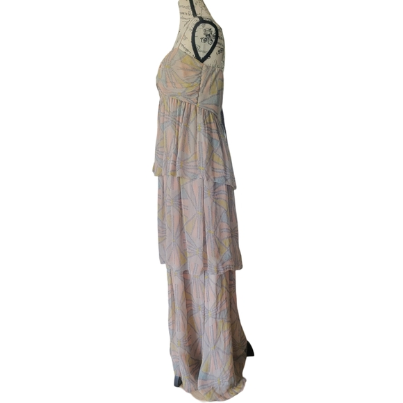 MATTY. SOFT FLOWY MAXI DRESS GORGEOUS!!!! SIZE M - Picture 4 of 13